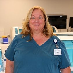 Karen, who works with Laboratory Services